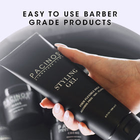 Pacinos combed polished look illustrating salon-quality results at home