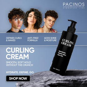 Pacinos cream texture close-up highlighting rich moisturizing feel