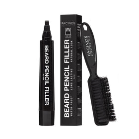 Pacinos front packaging showing pencil and brush, clearer grooming results