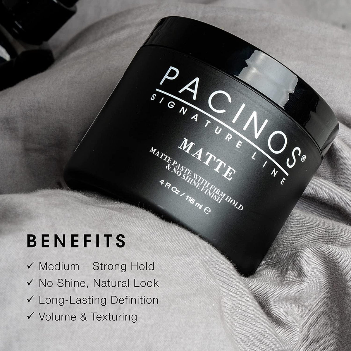 Pacinos applying paste to towel-dried hair for workable styling benefit