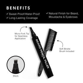 Pacinos soft bristle brush for blending, evens application for subtle finish