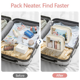 PACKISM deodorizer packet next to bags reducing new-product odors effectively