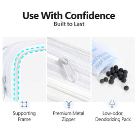 PACKISM three-pack stacked in hand illustrating compact, portable storage solution