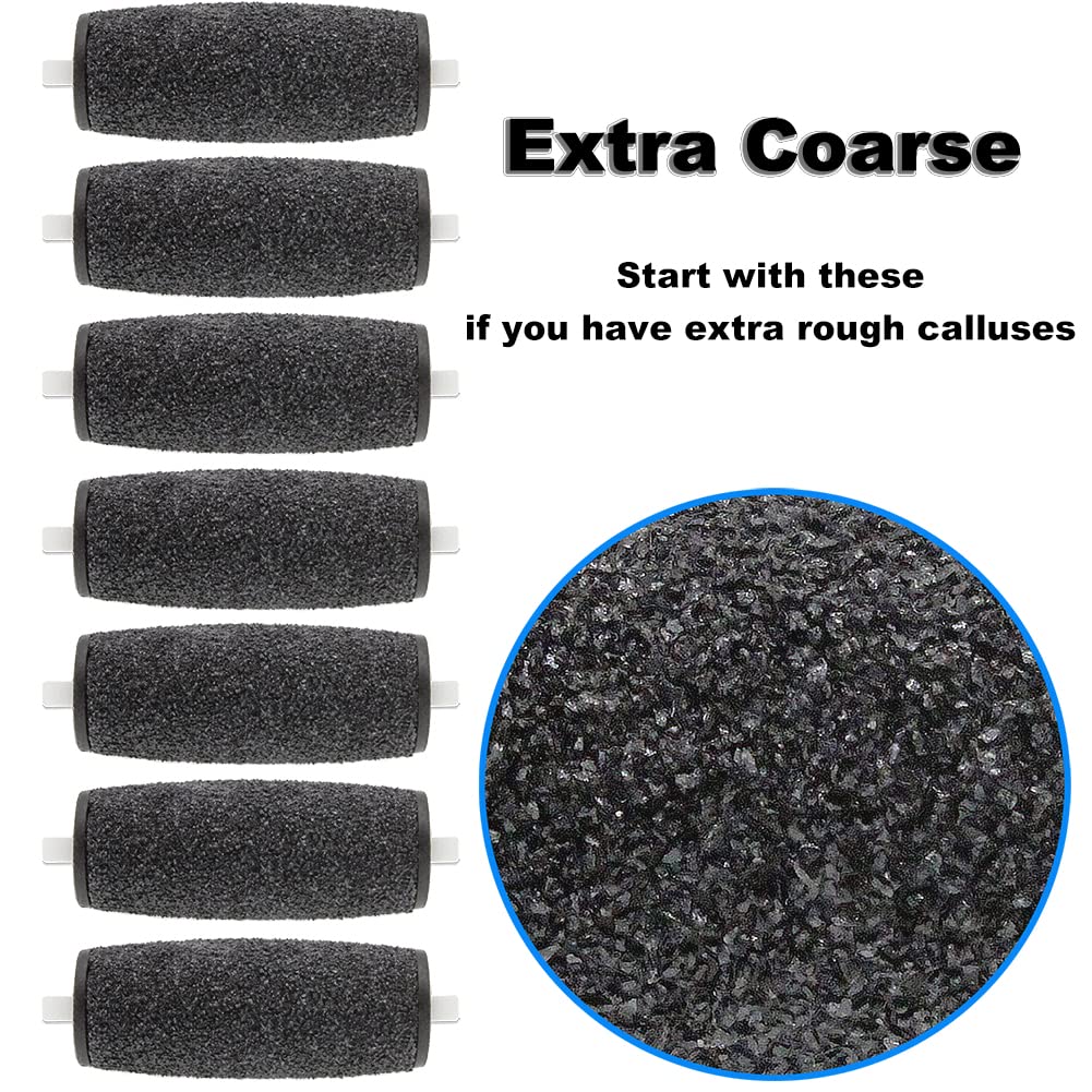 PAFOWO close-up of abrasive roller texture highlighting dense micro-crystals for faster removal