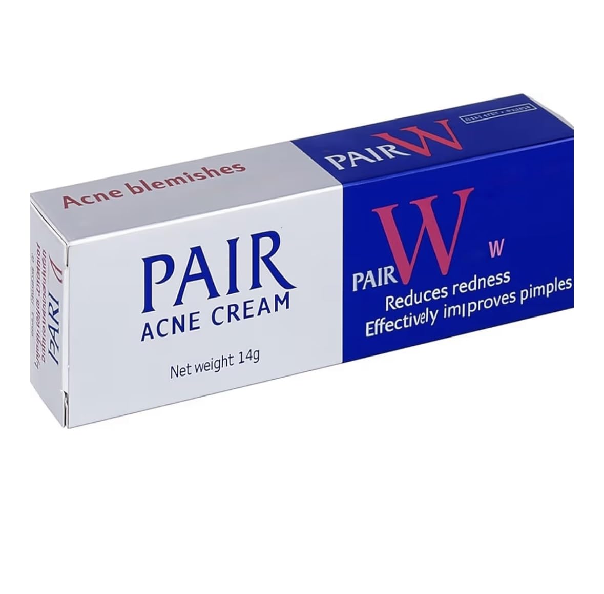Generic PAIR acne cream applied to blemish illustrating targeted spot treatment benefit