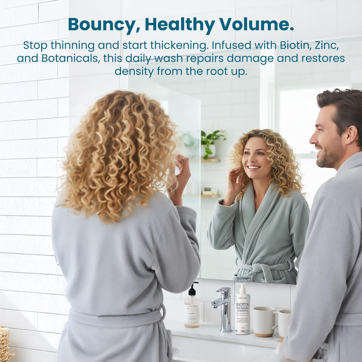 Paisle Botanics biotin and rosemary close-up highlighting strengthening benefit