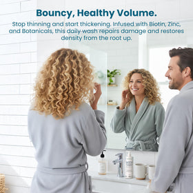 Paisle Botanics biotin and rosemary close-up highlighting strengthening benefit