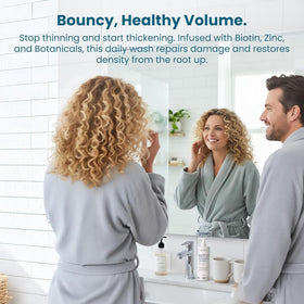 Paisle Botanics conditioner creamy texture showing detangling and smoothing benefit