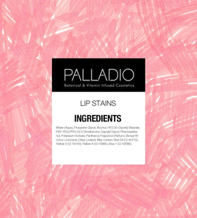 Palladio before and after wear comparison, smudge-proof lasting color benefit