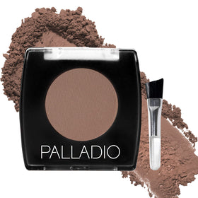 Palladio compact front view showing travel-ready brow powder