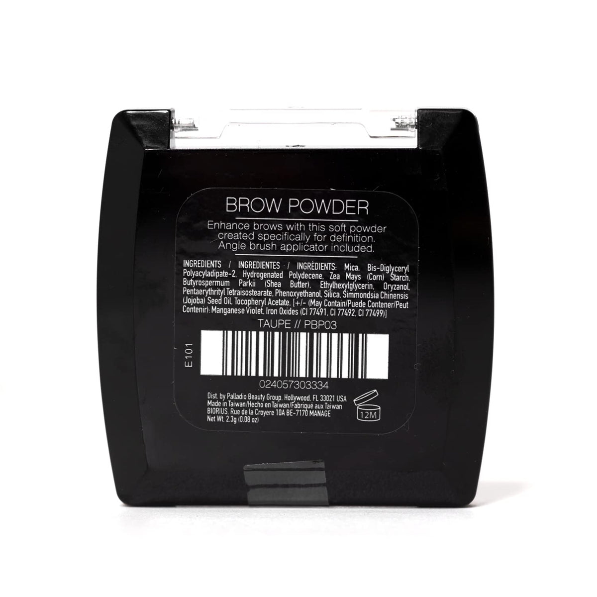 Palladio compact in makeup bag styled scene for everyday grooming