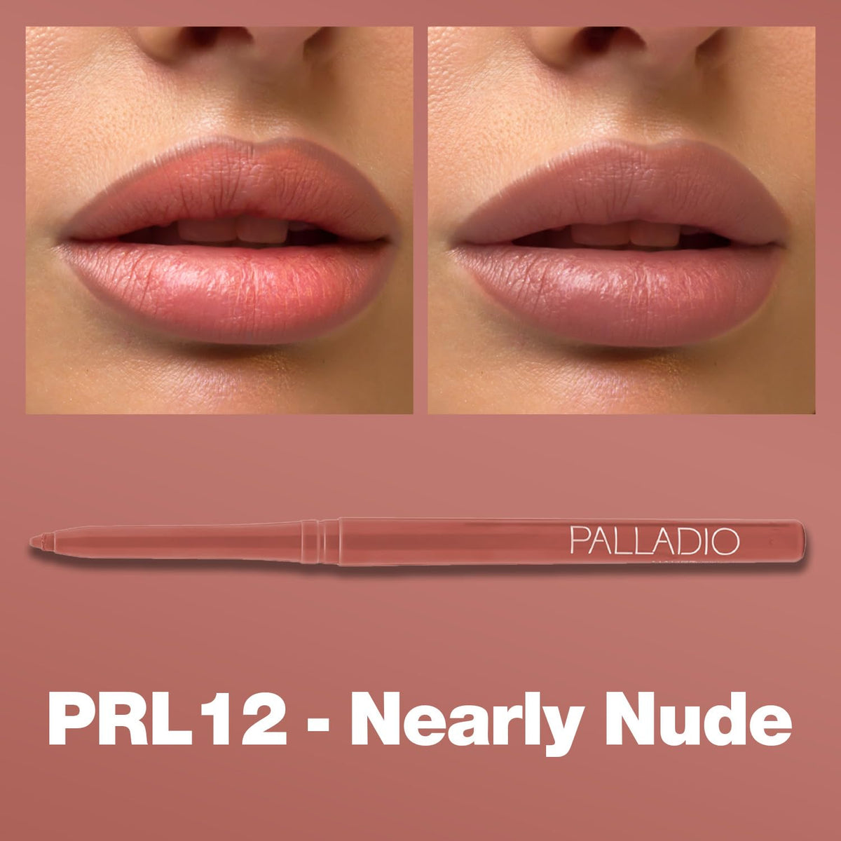 Palladio close up of creamy tip texture delivering smooth, high pigment application