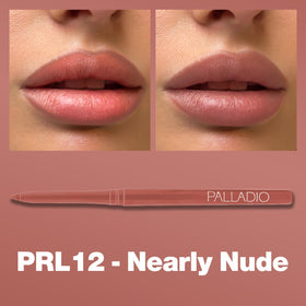 Palladio close up of creamy tip texture delivering smooth, high pigment application