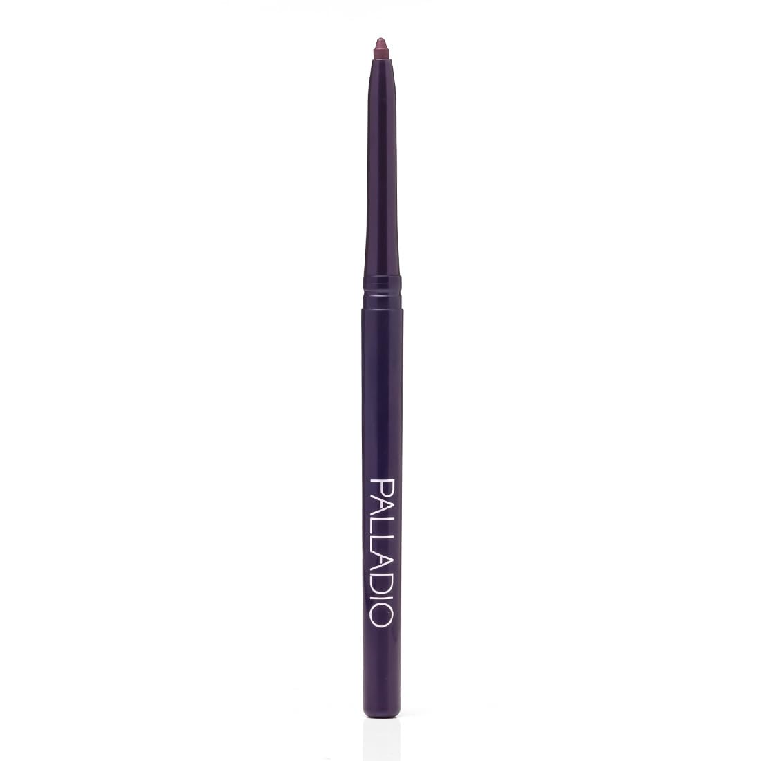 Palladio lifestyle image of evening makeup showcasing dramatic plum color