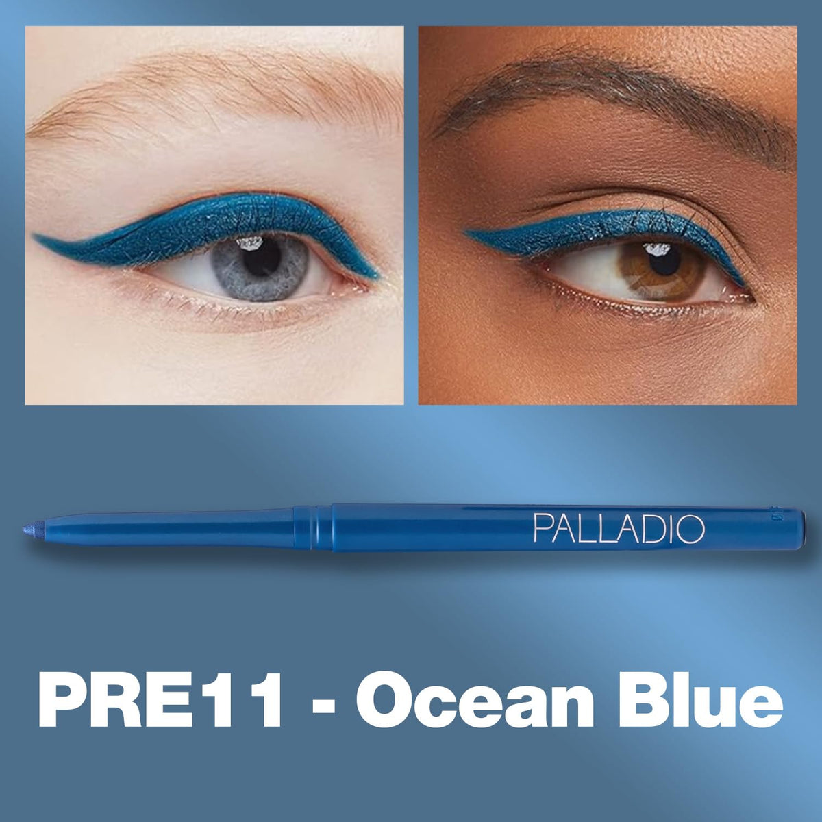 Palladio close-up of retractable eyeliner tip for precise application