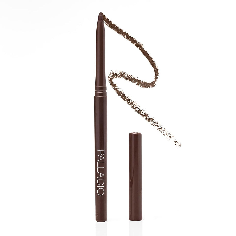 Palladio front packaging showing retractable eyeliner and benefits