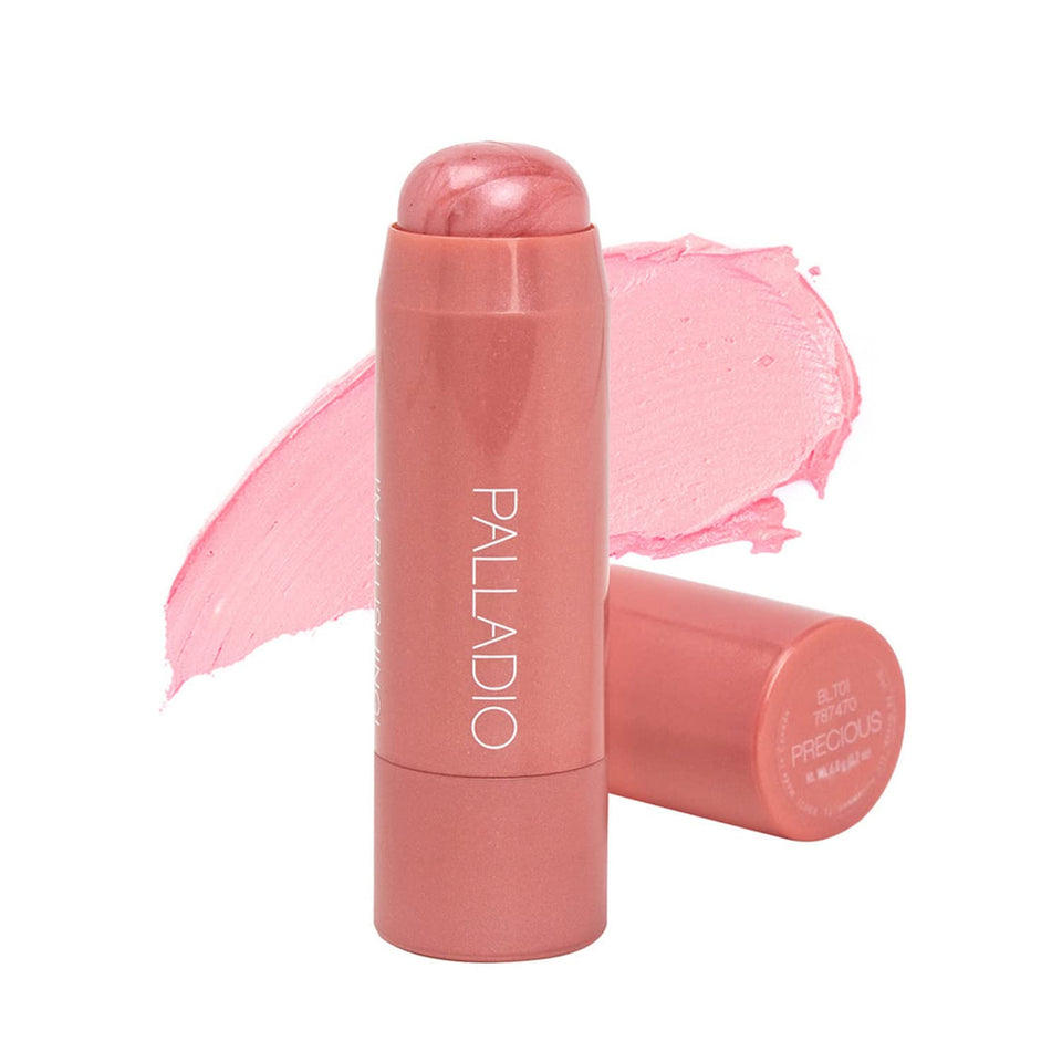 Palladio front view of stick showing shade and elegant packaging benefit: portable color