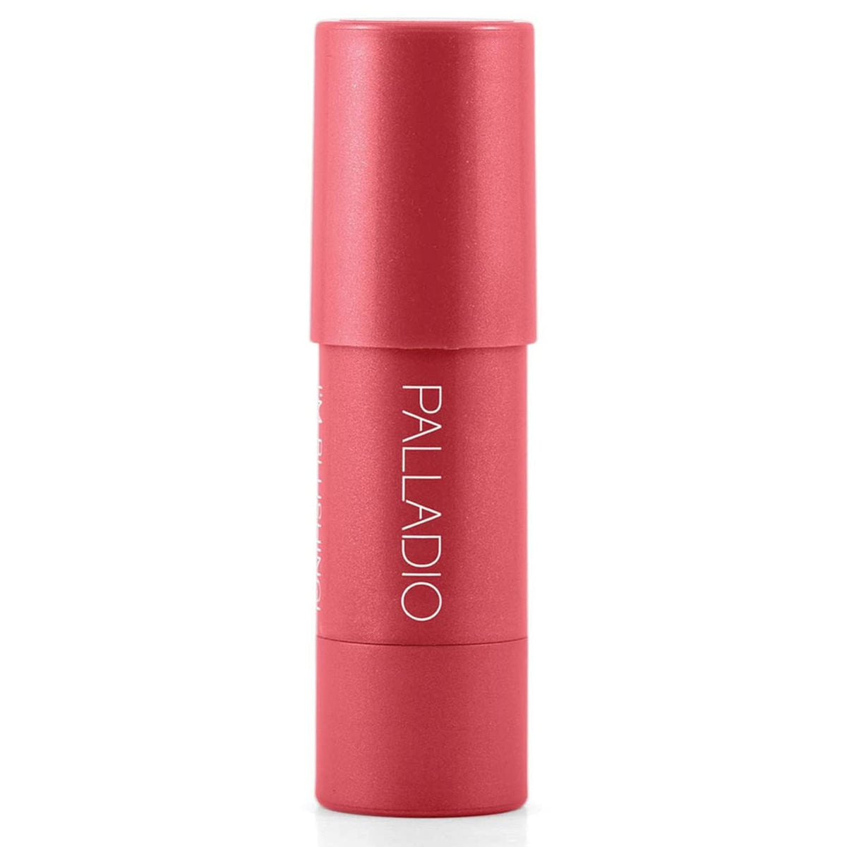 Palladio I'm Blushing held in hand showing compact travel-friendly size advantage