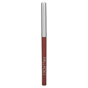 Model applying Palladio lip liner in Naked showing precise definition and natural finish benefit