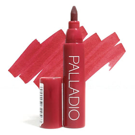 Palladio front packaging showing berry shade and matte finish