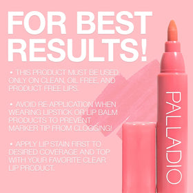 Palladio in use on model illustrating neat matte finish and confidence
