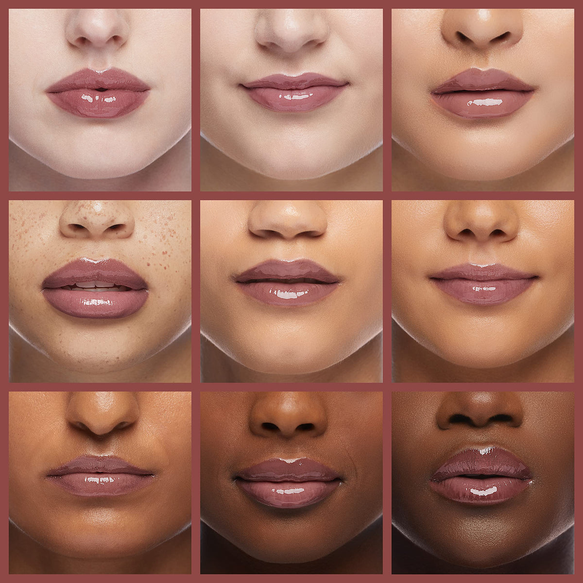 Palladio swatch of Plum liner on skin demonstrating high pigment payoff for bold color