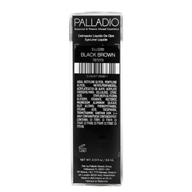 Palladio eyeliner next to a coin showing compact size and portability