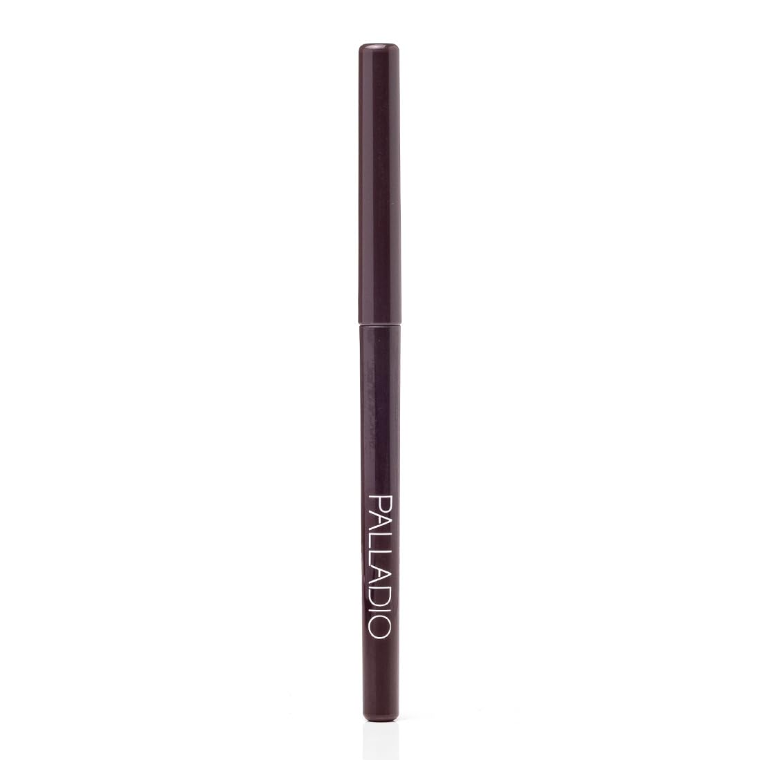 Palladio eyeliner next to a coin showing compact size and pocketable convenience