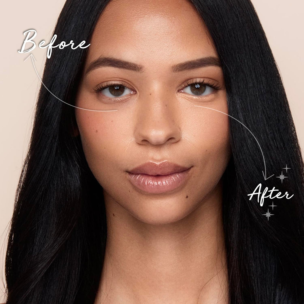 Palladio open tube texture close-up demonstrating smooth blendable formula benefit