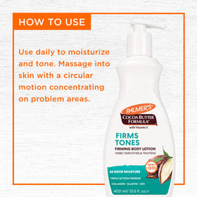 Palmer's bottle staged on bathroom vanity for daily use routine