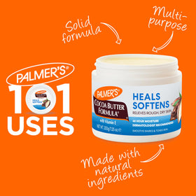 Palmer's made in USA badge emphasizing trusted heritage and quality