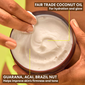 Palmer's jar held in hand to show size and easy application