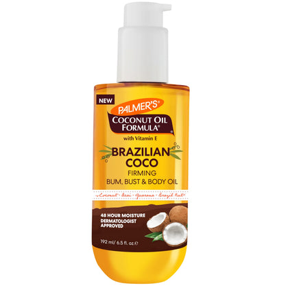 Palmer's front packaging showing bottle and tropical design benefits hydration