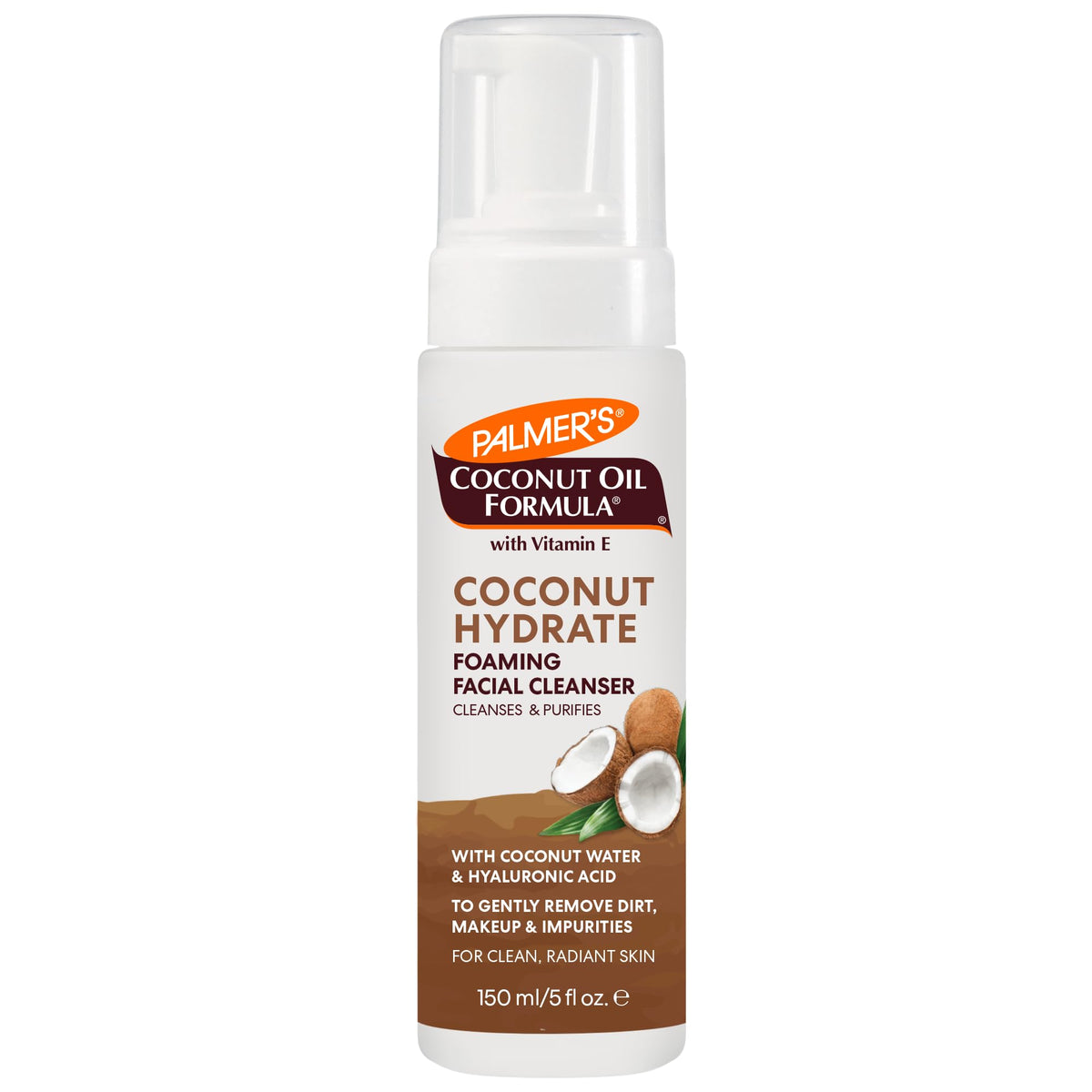 Palmer's front packaging showing cleanser bottle and benefits