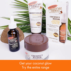 Palmer's oil pooled to show lightweight texture and fast absorption for dewy skin