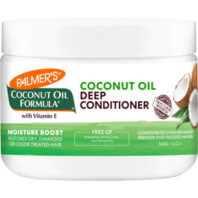 Palmer's front packaging showing 12 fl oz deep conditioner and hydration benefits
