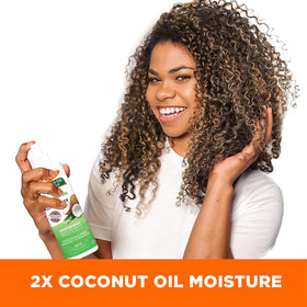 Palmer's before and after on curly hair improving detangling and sheen