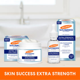 Palmer's on bathroom vanity styled lifestyle shot showing daily routine boost