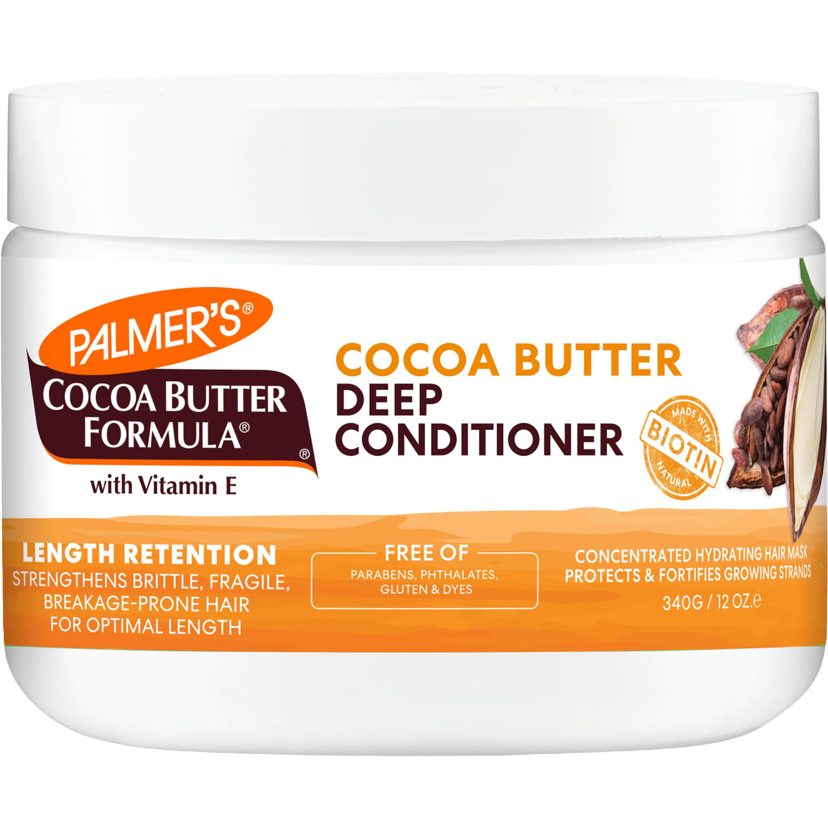 Palmer's deep conditioner front packaging showing product and benefits