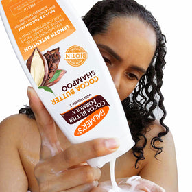 Palmer's cocoa and shea butter with coconut representing ingredients