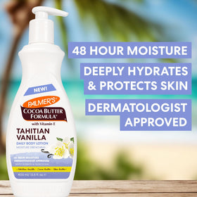 Palmer's lotion texture close-up for quick absorbing hydration