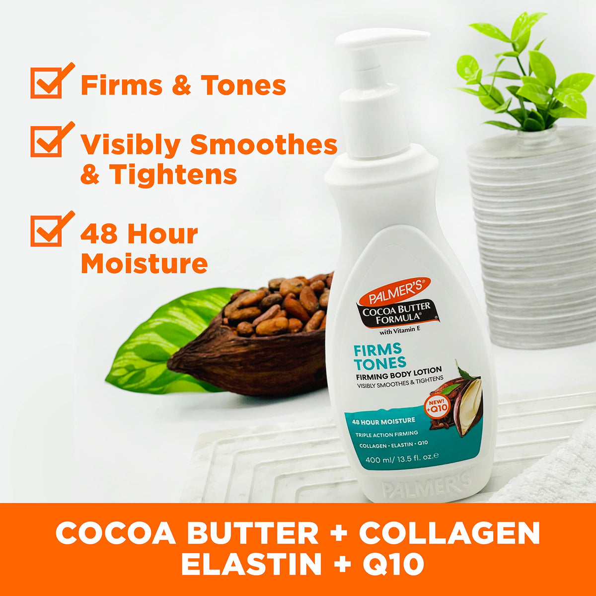 Palmer's creamy lotion texture close-up showing rich hydration