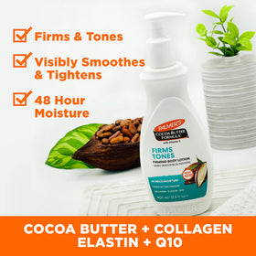 Palmer's creamy lotion texture close-up showing rich hydration