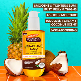Palmer's oil texture on palm showing lightweight absorption and smooth finish