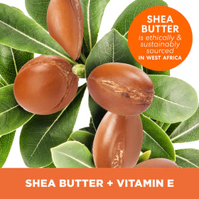 Palmer's balm melting on fingertip to show quick absorption and instant softness