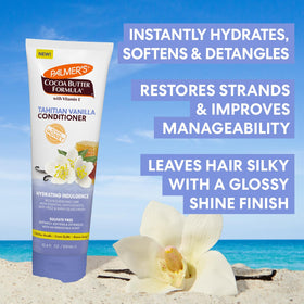 Palmer's creamy conditioner texture pour illustrating smooth detangling