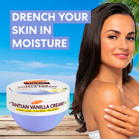 Palmer's dispensing cream onto hand for fast-absorbing moisture