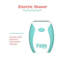 palmperfect with AAA batteries beside it showing portable battery power