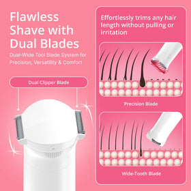 palmperfect used in shower illustrating water-resistant wet use