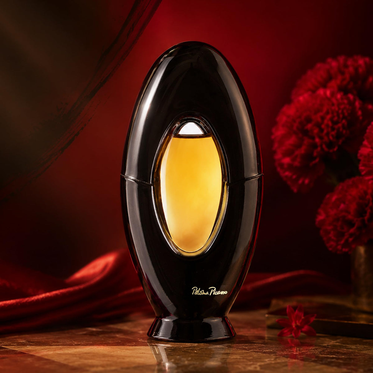 Paloma Picasso presentation box in lifestyle scene perfect for gifting